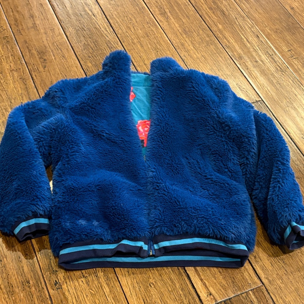 Matilda Jane Blue Fuzzy Jacket